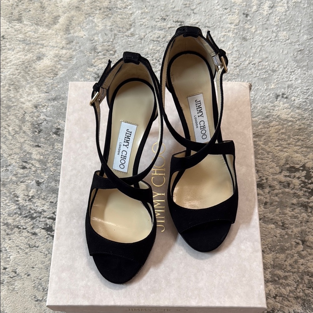 Jimmy Choo Black Women's Sandals